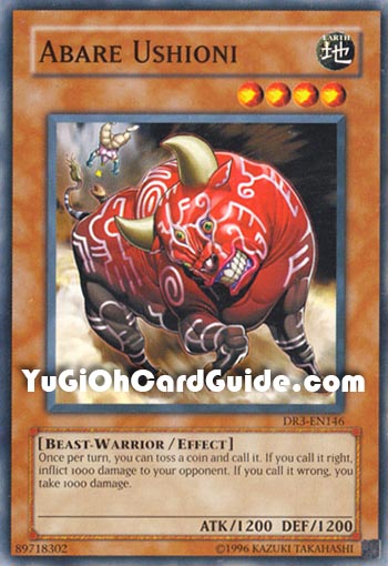 Yu-Gi-Oh Card: Abare Ushioni