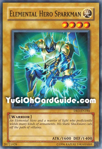 Yu-Gi-Oh Card: Elemental HERO Sparkman
