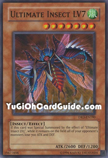 Yu-Gi-Oh Card: Ultimate Insect LV7