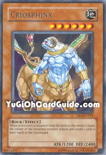 Yu-Gi-Oh Card: Criosphinx
