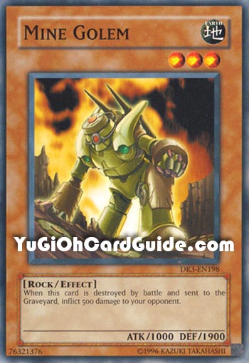 Yu-Gi-Oh Card: Mine Golem