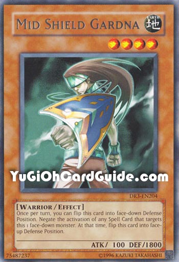 Yu-Gi-Oh Card: Mid Shield Gardna