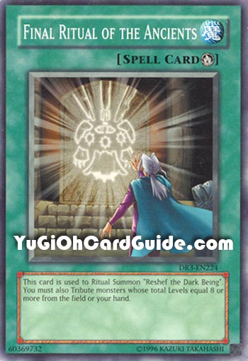Yu-Gi-Oh Card: Final Ritual of the Ancients