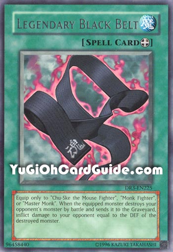 Yu-Gi-Oh Card: Legendary Black Belt