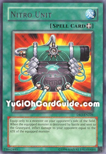 Yu-Gi-Oh Card: Nitro Unit