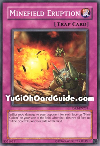 Yu-Gi-Oh Card: Minefield Eruption