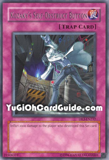 Yu-Gi-Oh Card: Kozaky's Self-Destruct Button