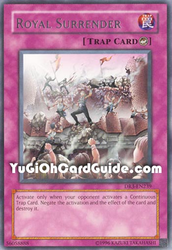 Yu-Gi-Oh Card: Royal Surrender