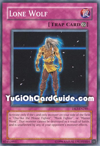 Yu-Gi-Oh Card: Lone Wolf
