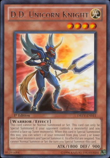Yu-Gi-Oh Card: D.D. Unicorn Knight