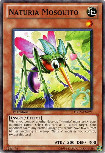 Yu-Gi-Oh Card: Naturia Mosquito