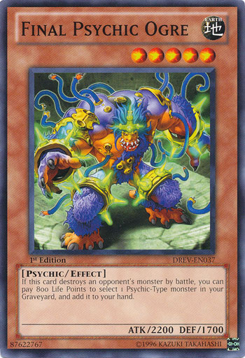 Yu-Gi-Oh Card: Final Psychic Ogre