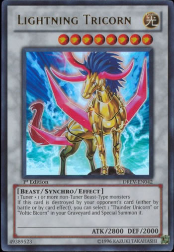 Yu-Gi-Oh Card: Lightning Tricorn