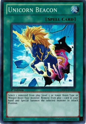 Yu-Gi-Oh Card: Unicorn Beacon