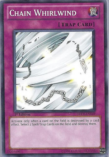 Yu-Gi-Oh Card: Chain Whirlwind