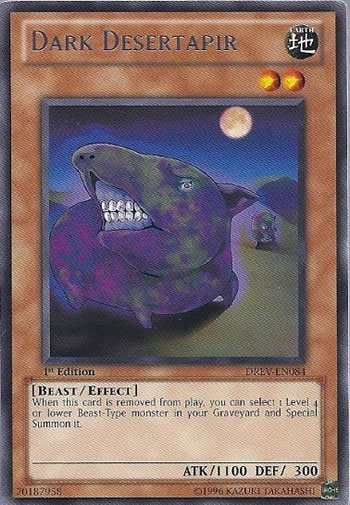 Yu-Gi-Oh Card: Dark Desertapir