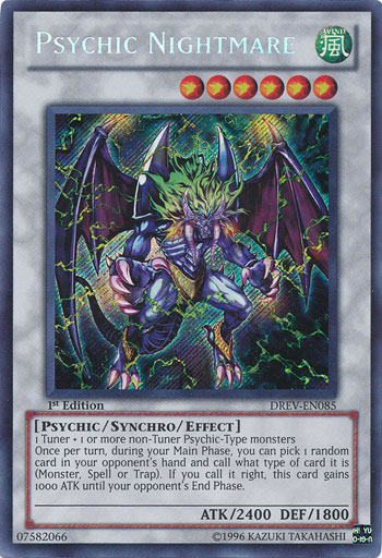 Yu-Gi-Oh Card: Psychic Nightmare