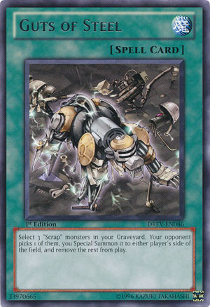 Yu-Gi-Oh Card: Guts of Steel