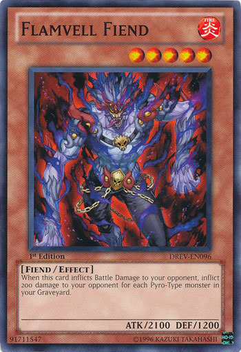 Yu-Gi-Oh Card: Flamvell Fiend