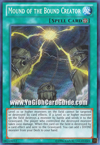Yu-Gi-Oh! Einzelkarte Mound Of The Bound Creator LED7-EN053 – Selten, 1. Auflage, Aus Rage Of Ra Set