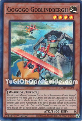 Yu-Gi-Oh Card: Gogogo Goblindbergh