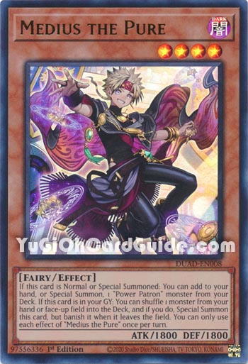 Yu-Gi-Oh Card: Medius the Pure