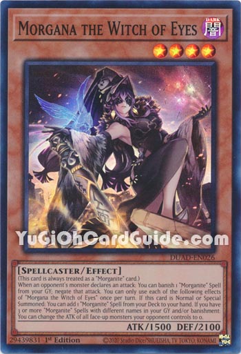 Yu-Gi-Oh Card: Morgana the Witch of Eyes