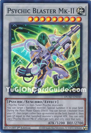 Yu-Gi-Oh Card: Psychic Blaster Mk-II