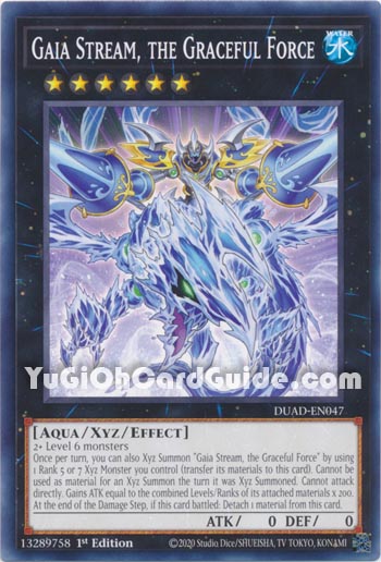 Yu-Gi-Oh Card: Gaia Stream, the Graceful Force