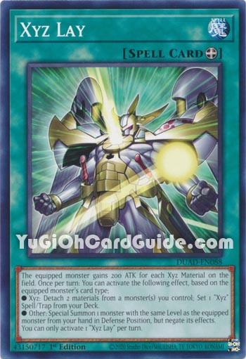 Yu-Gi-Oh Card: ‎Xyz Lay