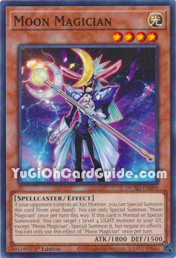 Yu-Gi-Oh Card: Moon Magician