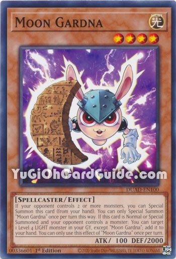 Yu-Gi-Oh Card: Moon Gardna