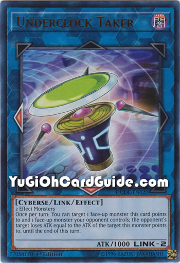 Yu-Gi-Oh Card: Underclock Taker