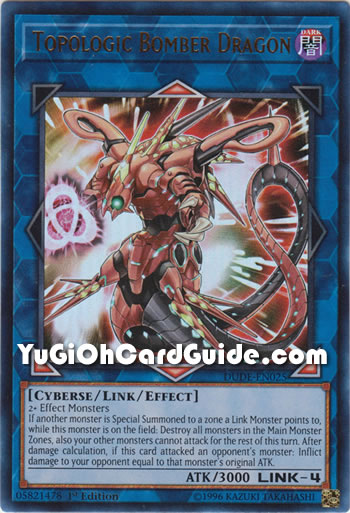 Yu-Gi-Oh Card: Topologic Bomber Dragon
