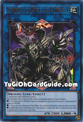Yu-Gi-Oh Card: Saryuja Skull Dread