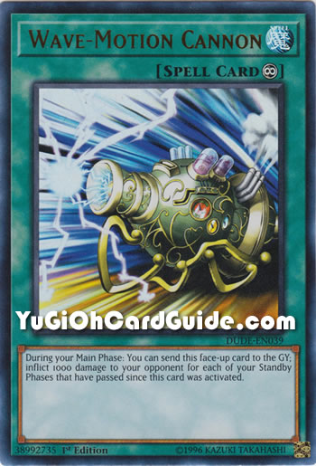 Yu-Gi-Oh Card: Wave-Motion Cannon