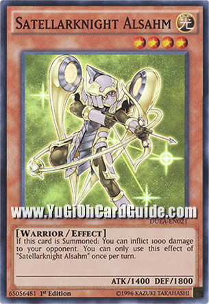 Yu-Gi-Oh Card: Satellarknight Alsahm