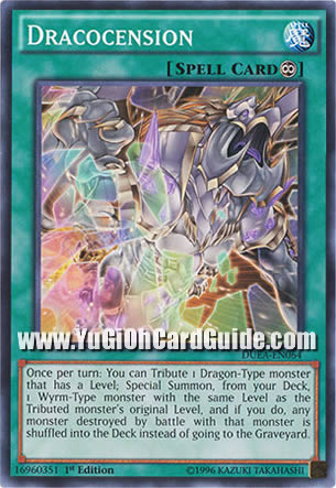 Yu-Gi-Oh Card: Dracocension