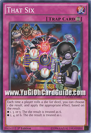 Yu-Gi-Oh Card: That Six