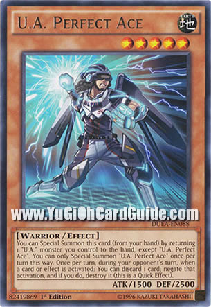 Yu-Gi-Oh Card: U.A. Perfect Ace