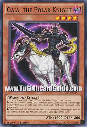 Yu-Gi-Oh Card: Gaia, the Polar Knight