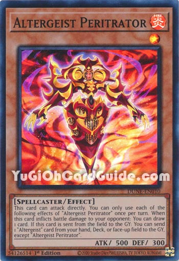 Yu-Gi-Oh Card: Altergeist Peritrator