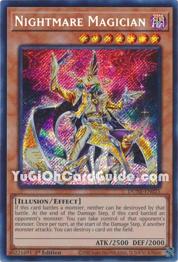 Yu-Gi-Oh Card: Nightmare Magician