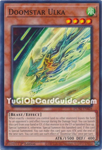 Yu-Gi-Oh Card: Doomstar Ulka