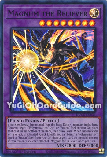 Yu-Gi-Oh Card: Magnum the Reliever