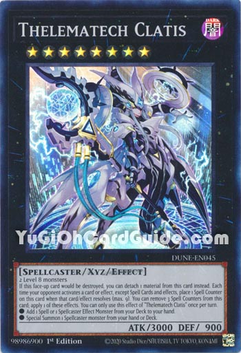 Yu-Gi-Oh Card: Thelematech Clatis