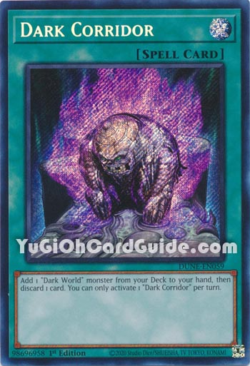 Yu-Gi-Oh Card: Dark Corridor