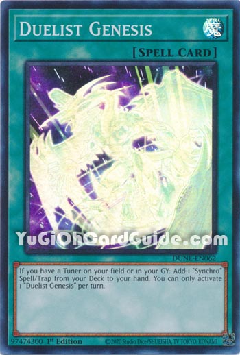 Yu-Gi-Oh Card: Duelist Genesis