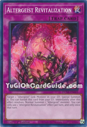 Yu-Gi-Oh Card: Altergeist Revitalization