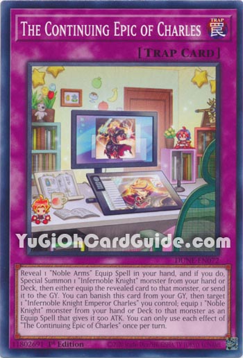 Yu-Gi-Oh Card: The Continuing Epic of Charles